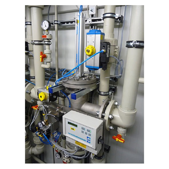 Built in filtration system with pipes and control panel